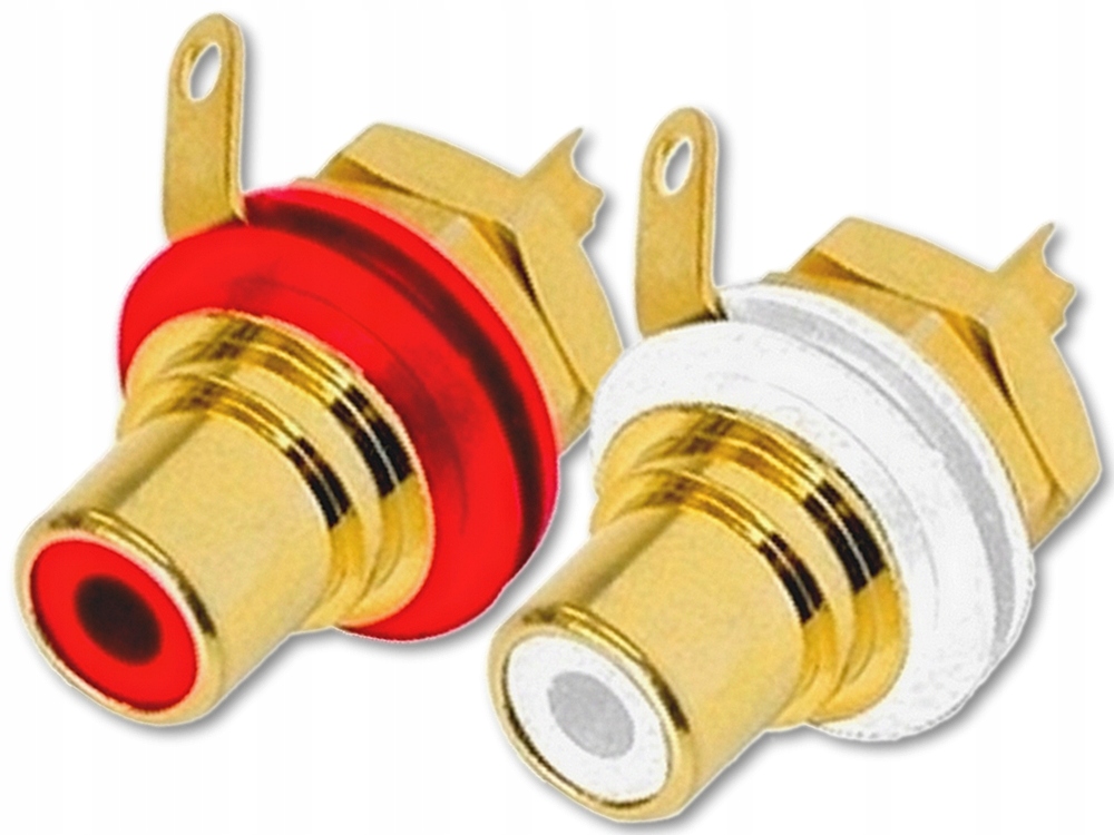 NEUTRIK REAN NYS367 RCA CHINCH GNIAZDA STEREO PARA