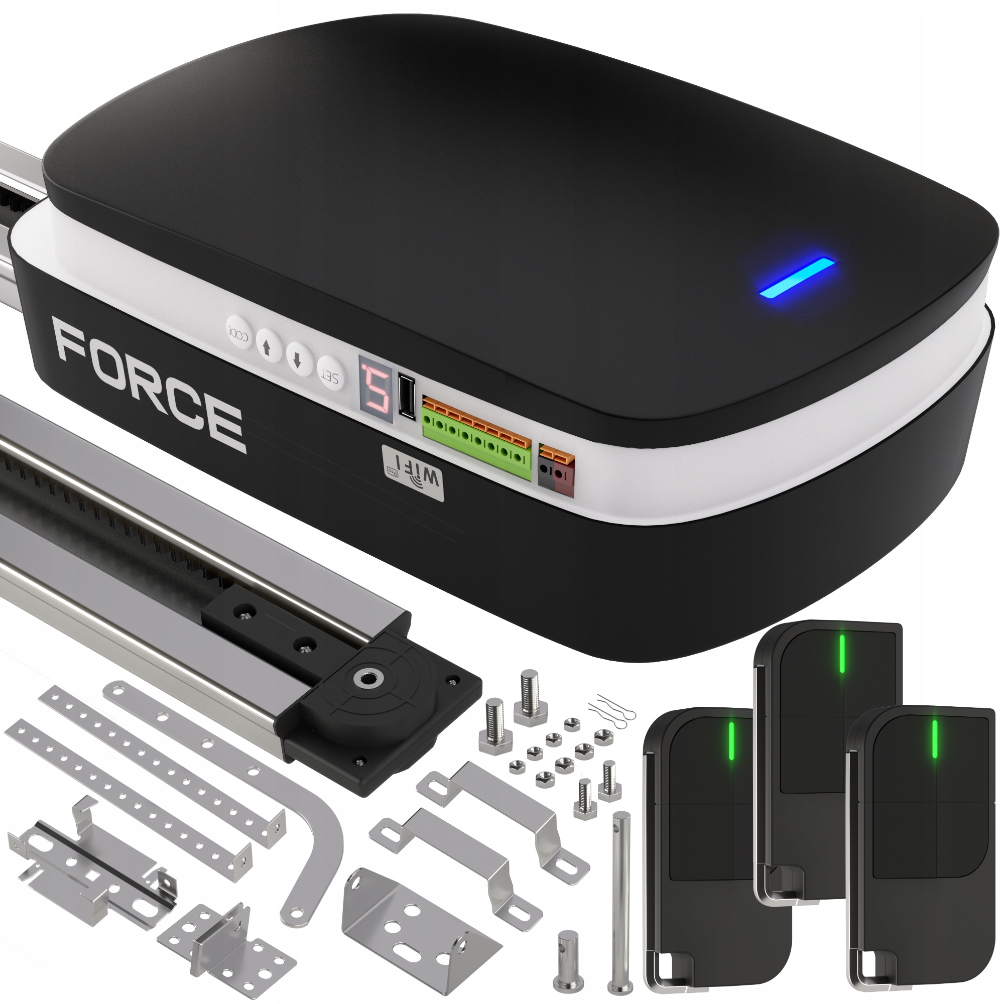 Pohon Pro Garážová Vrata Force Best 1000 Ultra Do 15 m2