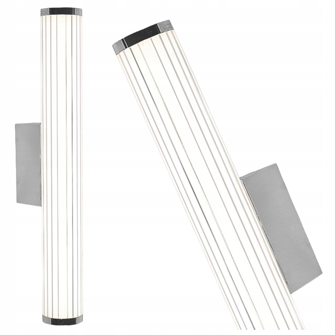 Nástěnná Lampa Vena 45 CM Chrom Led Cct