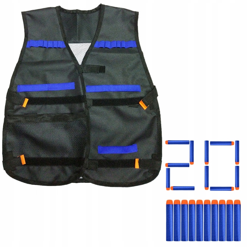 

Kamizelka Do Nerf Dla Dzieci 20x Strzałki Zestaw