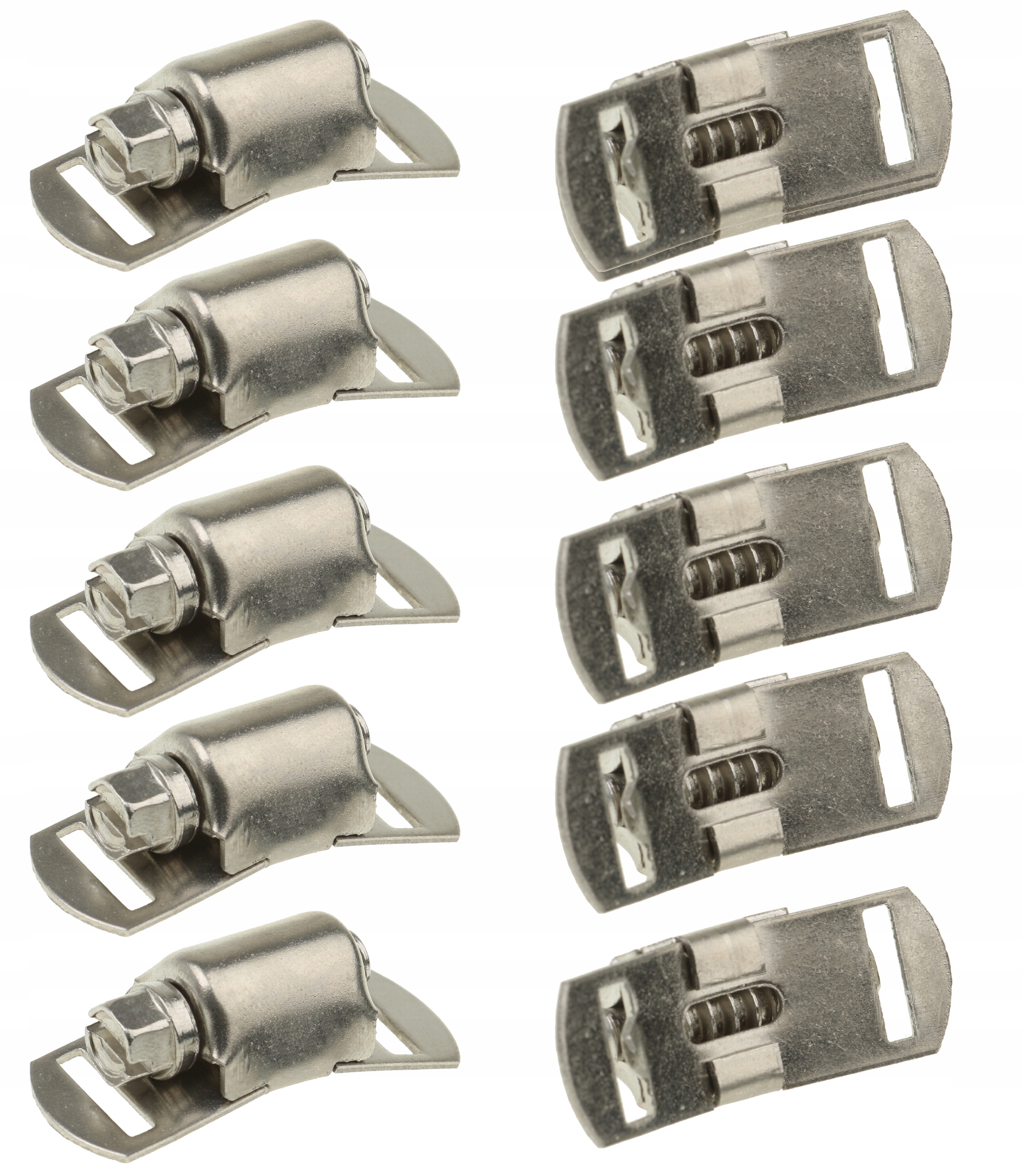 

Zamek Taśmy Ślimakowej 12,7mm Nierdzewny Zamki 10x