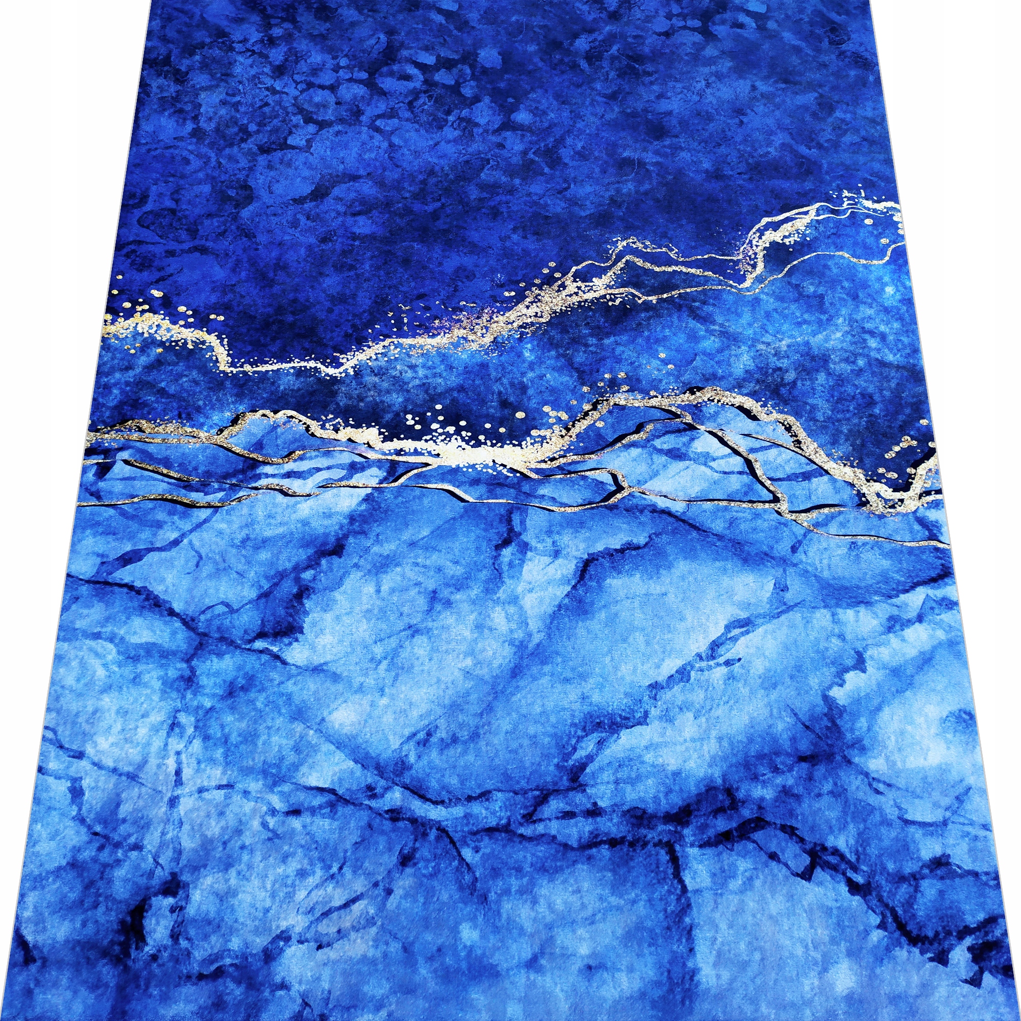 

Dywan 160x230 Skały Blue Antypoślizgowy Pranie