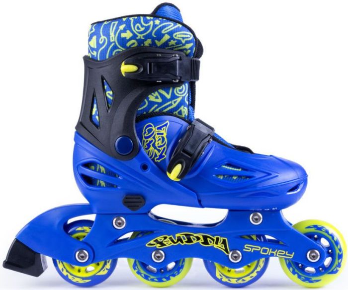 Łyżworolki rolki Spokey Buddy dziecięce niebieskie r. 30-33