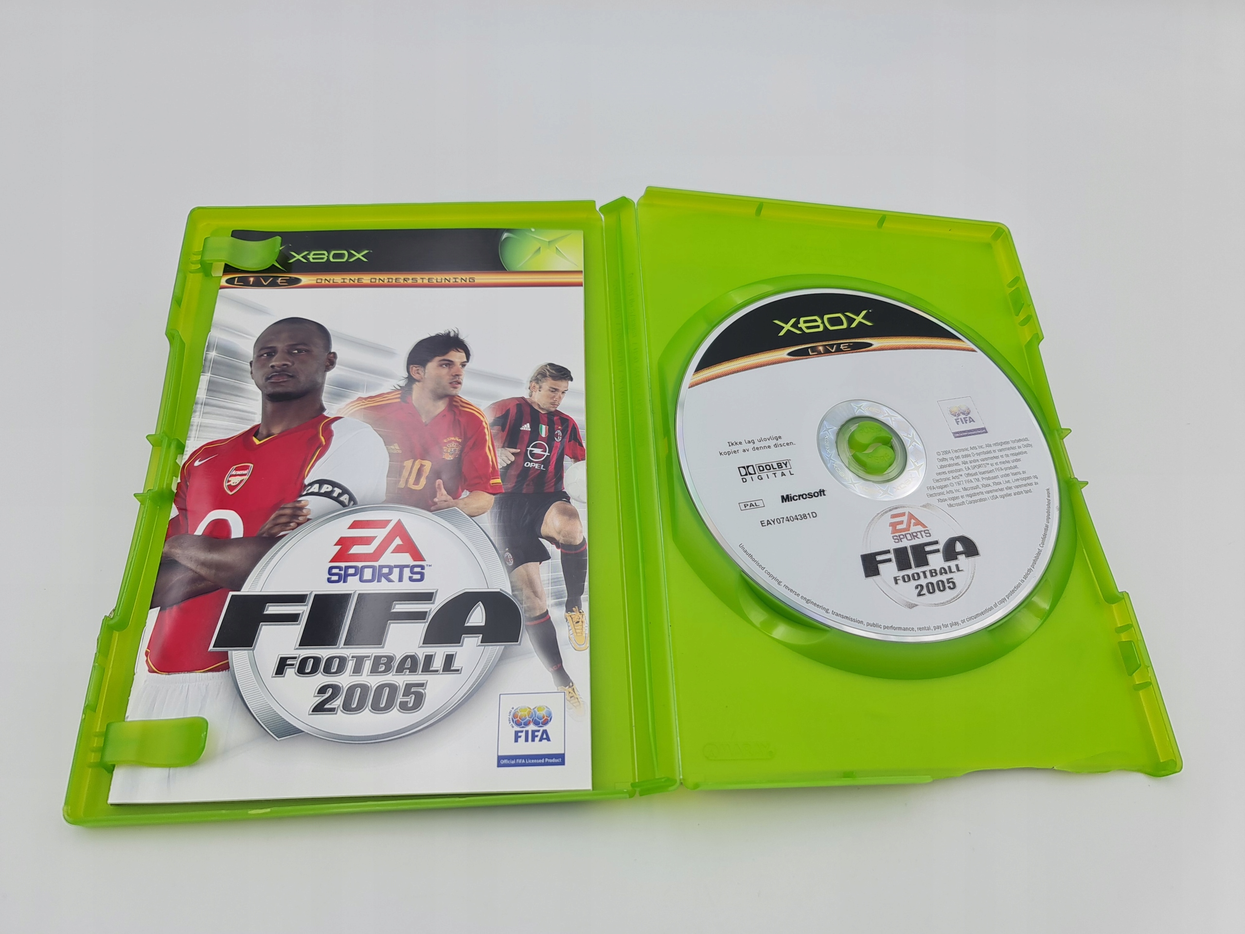 XBOX FIFA FOOTBALL 2005 Producent Xbox Game Studios / Microsoft Studios