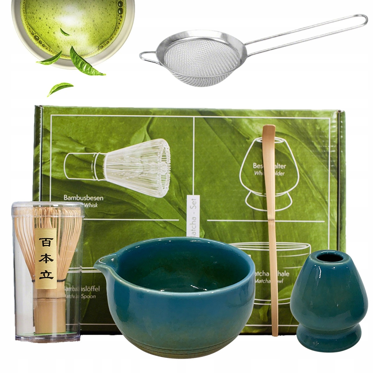 Dárková Sada Matcha Sada Na Vaření Obřadní Bambusová Sada
