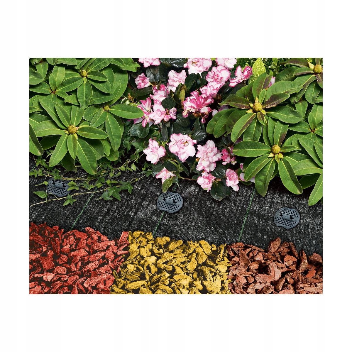 Zrębki czerwone 50 L GEOLIA Frakcja 1-1 mm