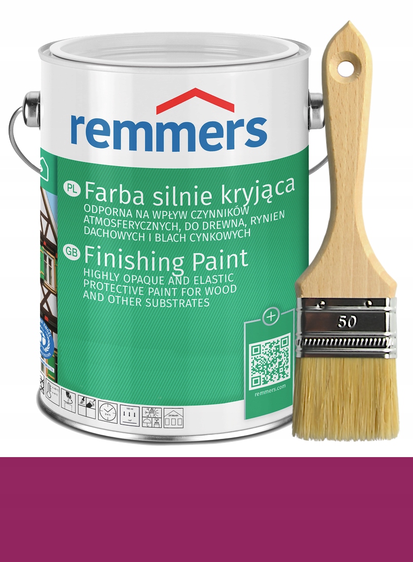 Remmers Fuchsiová Barva na dřevo 2,5L