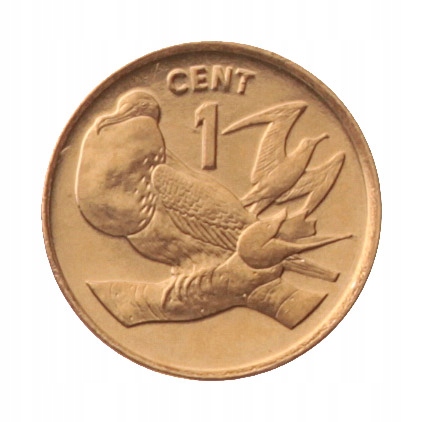 [R098] Kiribati 1 cent 1992 (frigate bird) UNC