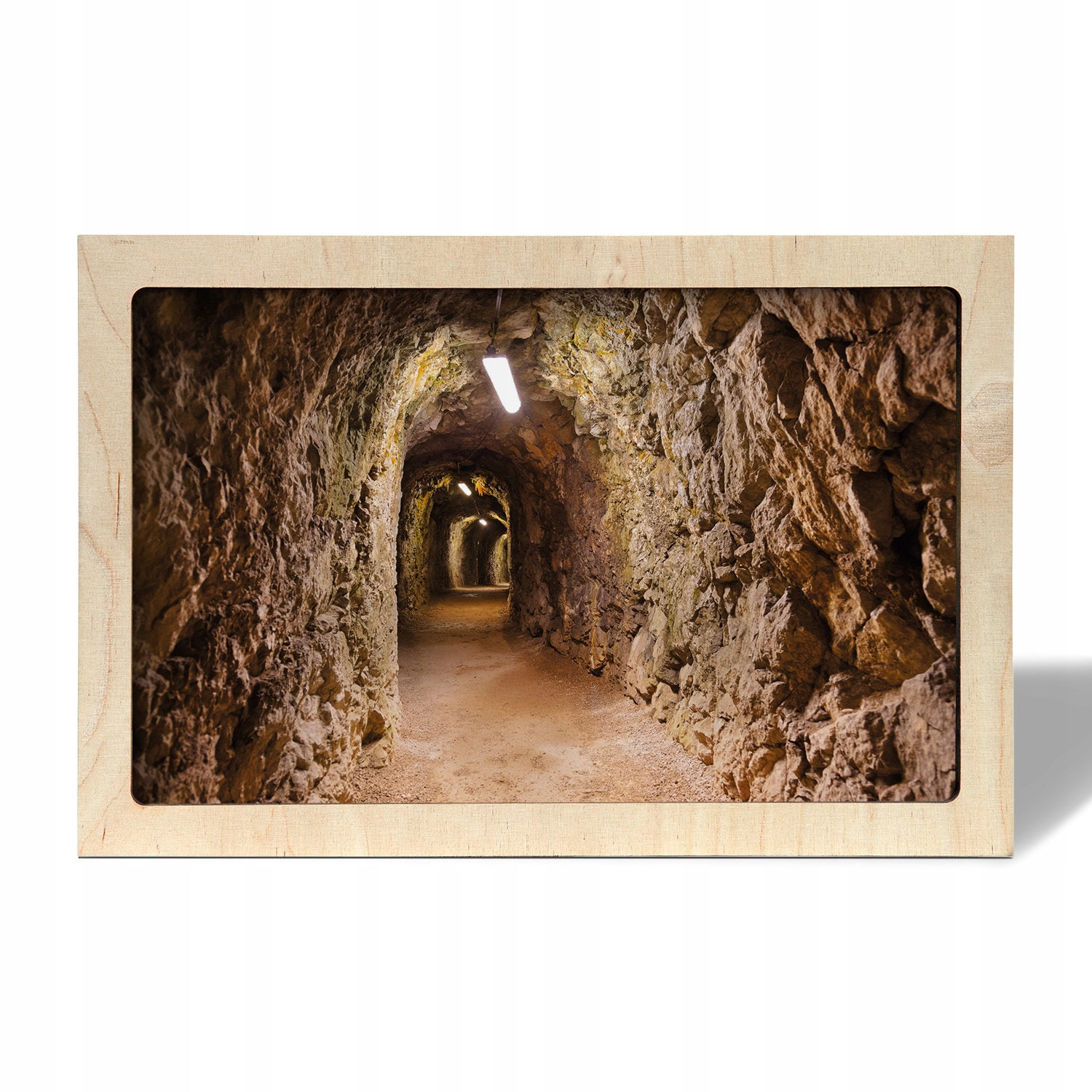 Foto obraz na zeď Tunel chodba skála 30x20