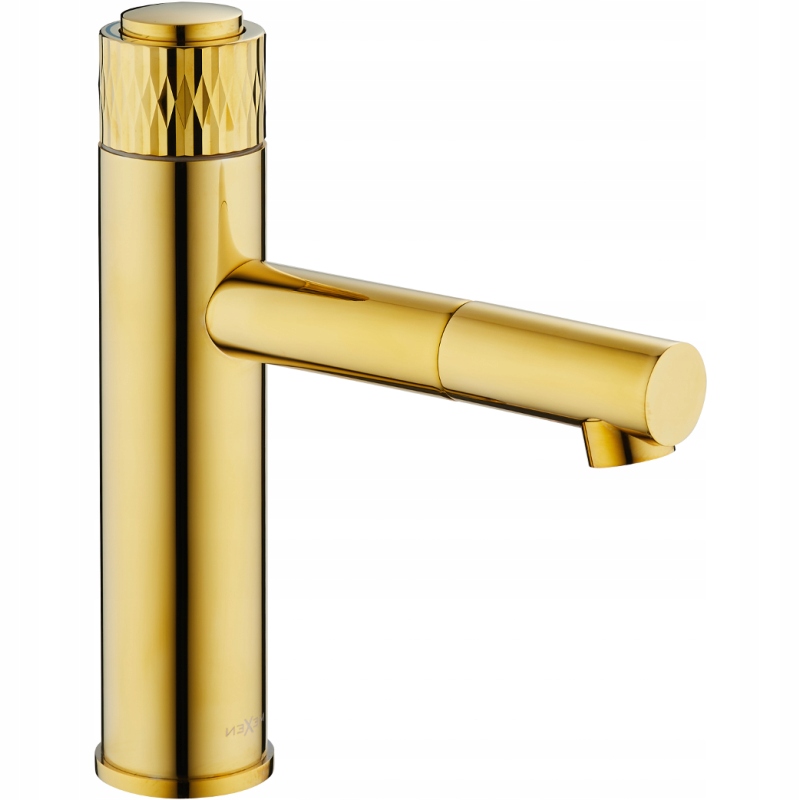 Mexen Diamond umývadlová batéria, zlatá
