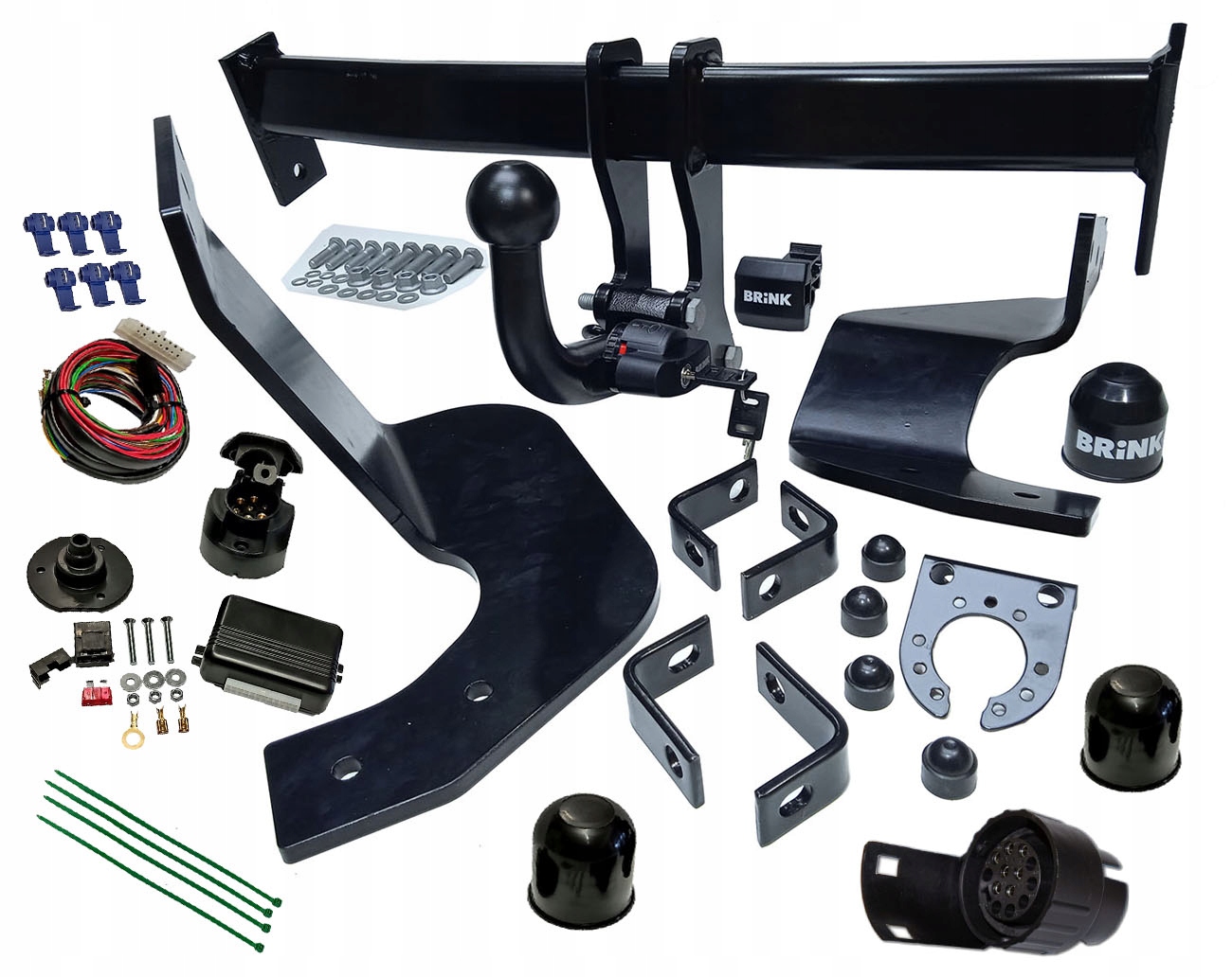 BRINK HAK HOLOWNICZY CITROEN C-CROSSER+MODUŁ+7P/13 Rodzaj kuli Wypinana poziomo