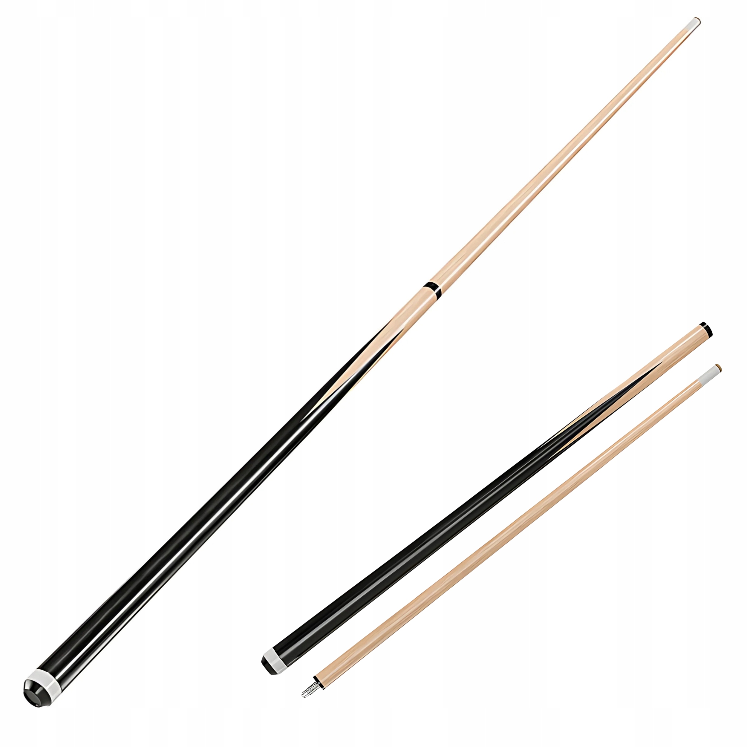 Dvoudílná Skládací Kulečníková Tyč 2-DÍLNÁ Kulečníková Pool 146 CM