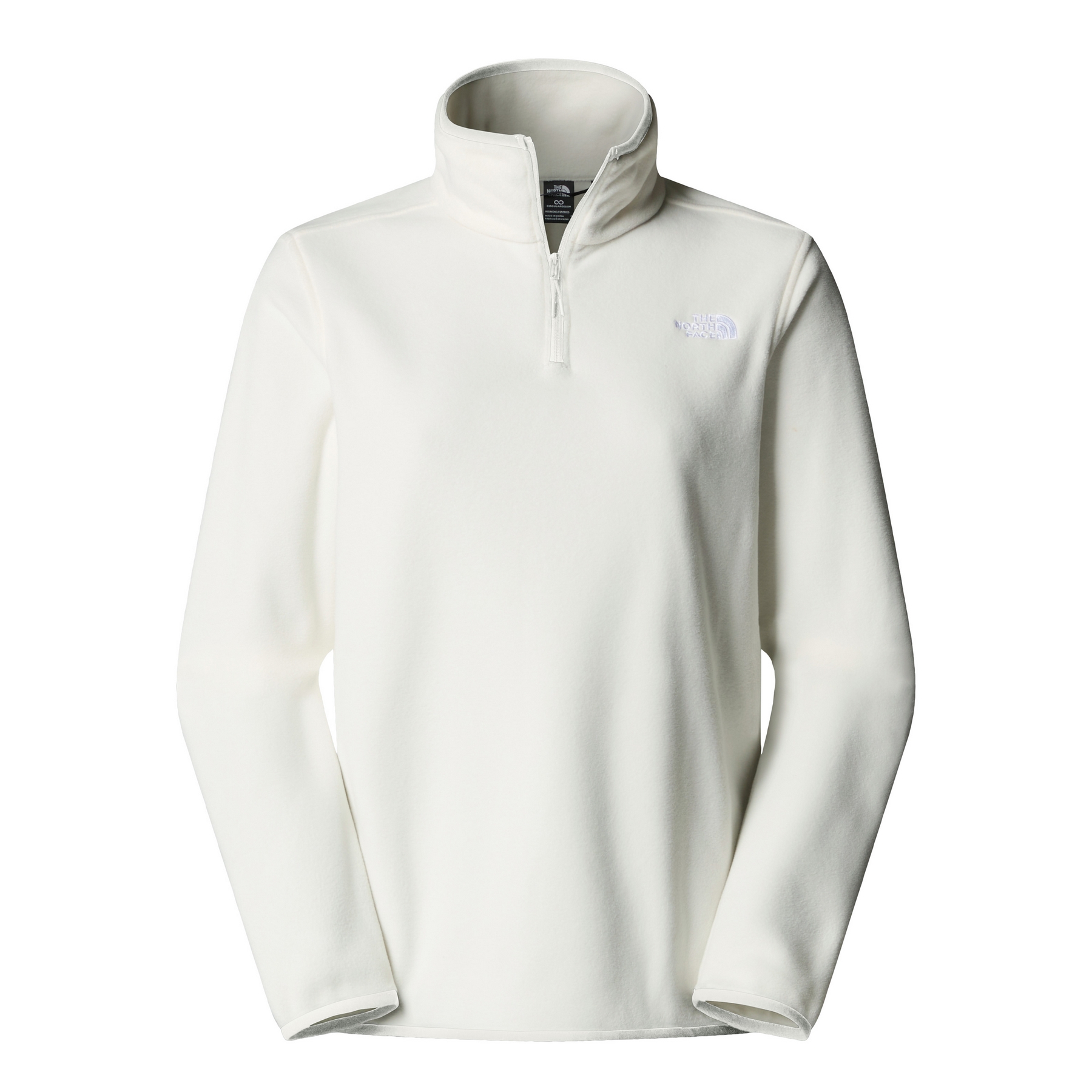 Fleecová Mikina dámský The North Face Glacier Fleece 1/4 Zip béžový NF0A8D2JQLI r XL