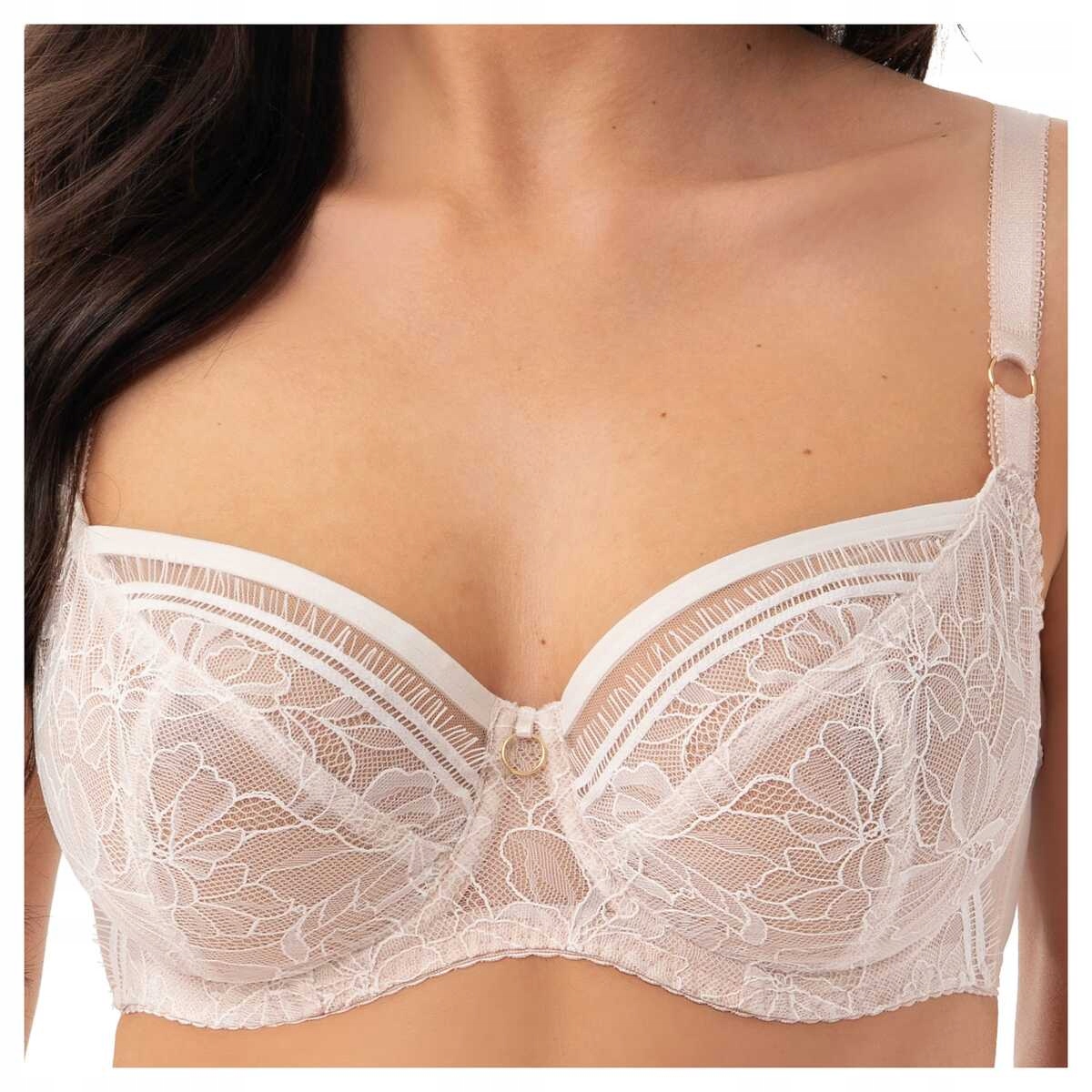 Gorsenia Měkká krajková podprsenka soft Mirella 904 béžová 85D