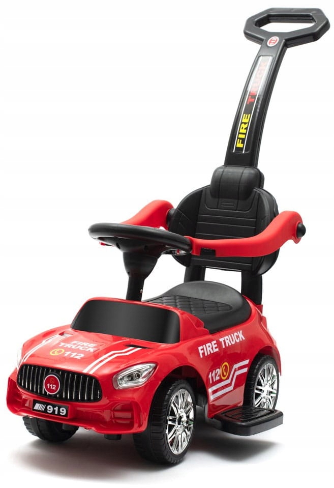 Baby Mix multimedialny jeździk pchacz Straż Pożarna