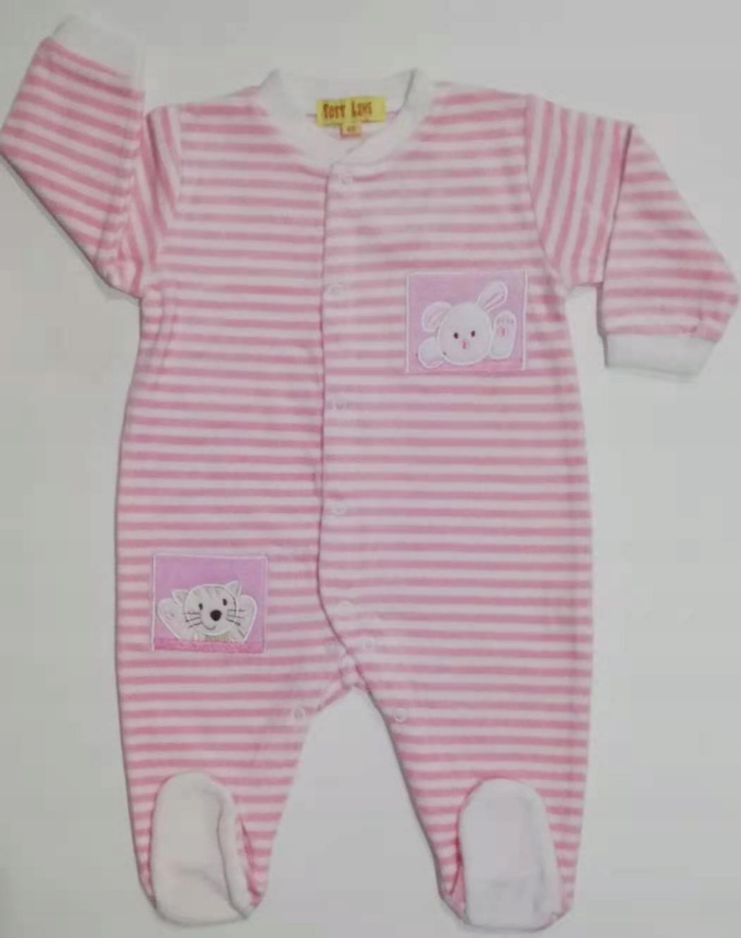 

Pajacyk welurowy SV9501 pink (56-74 )