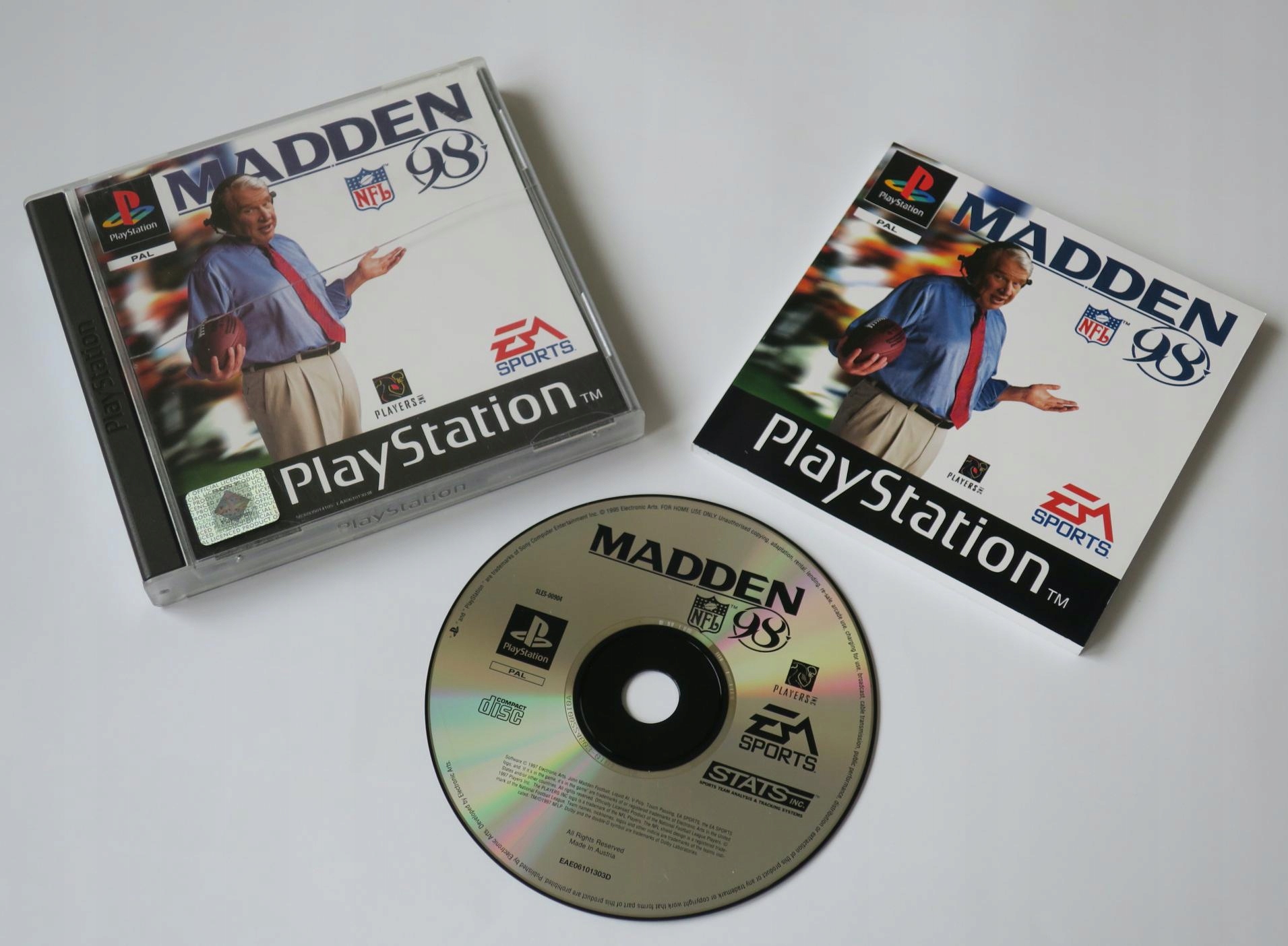 PS1 GRA MADDEN NFL 98 PLAYSTATION 1 PSX Platforma Sony PlayStation (PSX)
