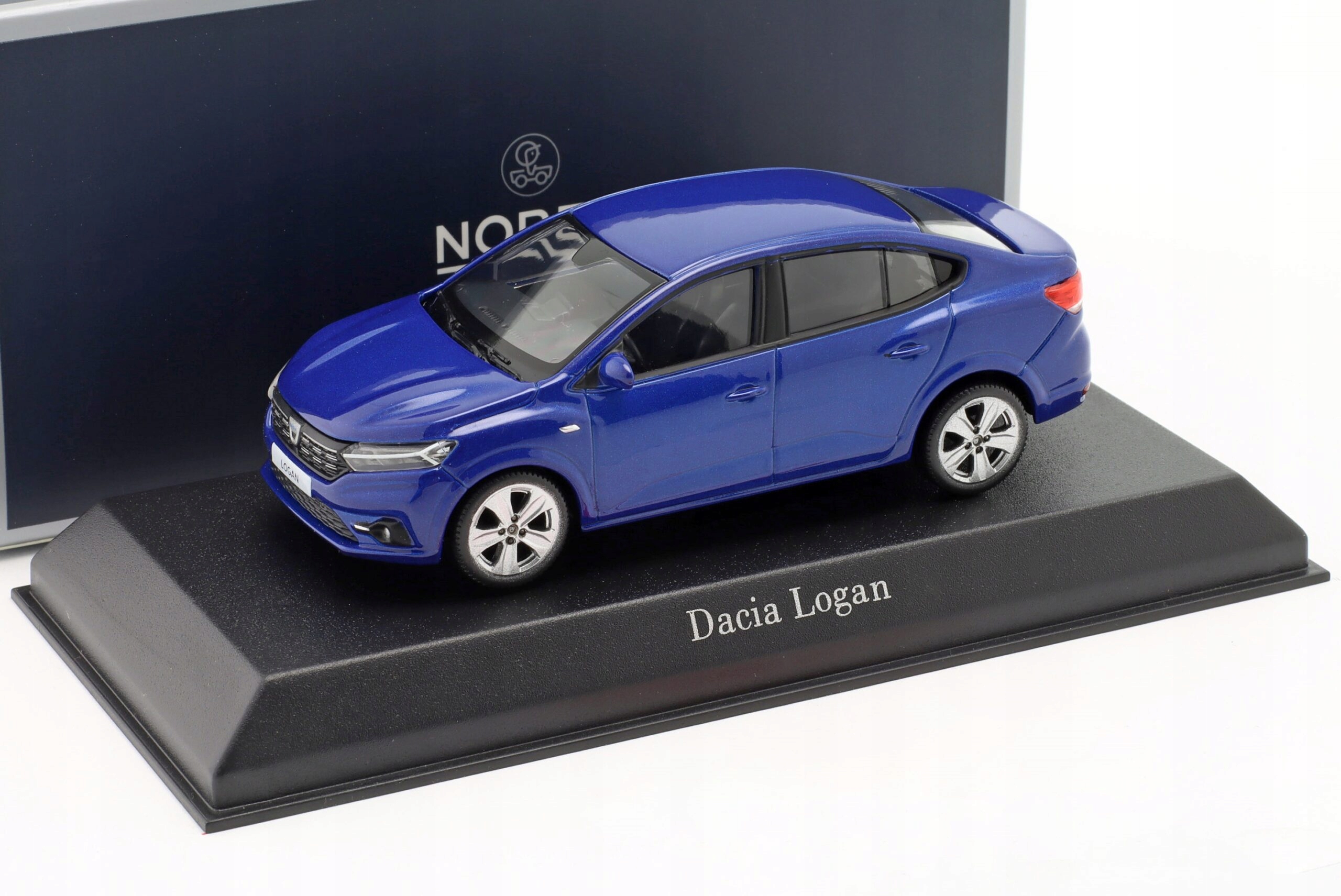 Norev Dacia Logan 2021 Iron Blue 1:43