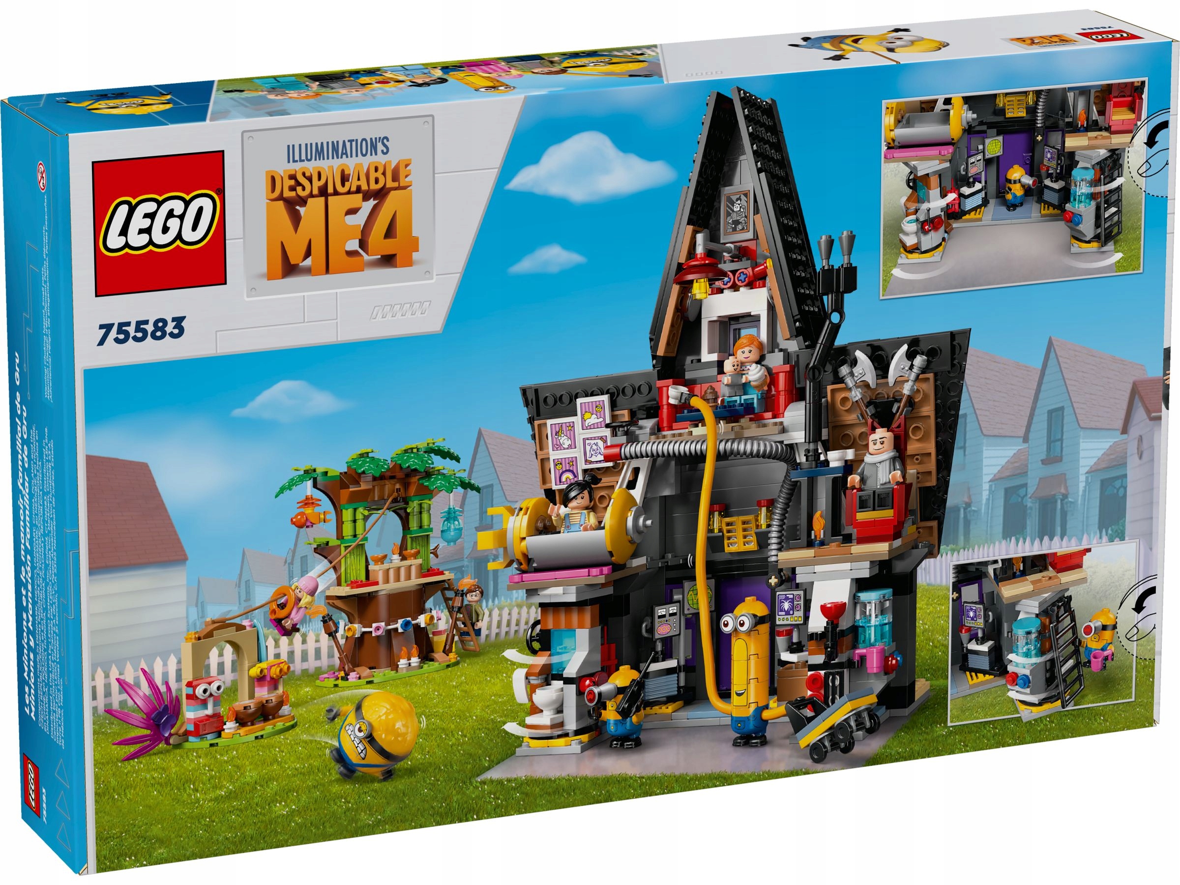 LEGO 75583 Rodzinna rezydencja Gru i minionków Numer produktu 75583
