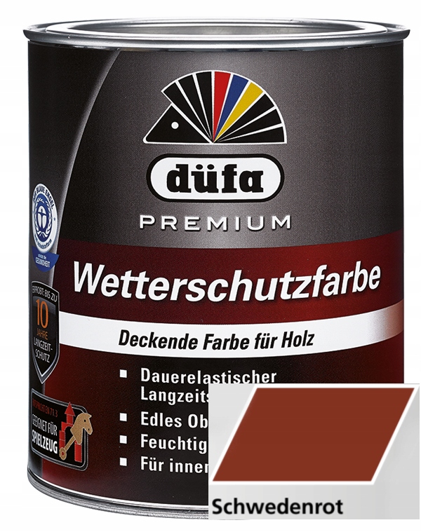

Premium Wetterschutzfarbe 2,5 L Szwedzki Czerwony