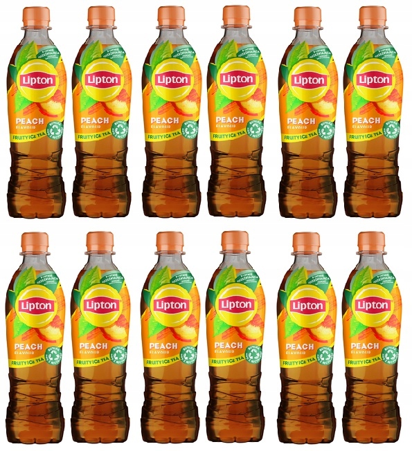 12x 500ml Lipton Ice Tea Peach herbata Zgrzewka