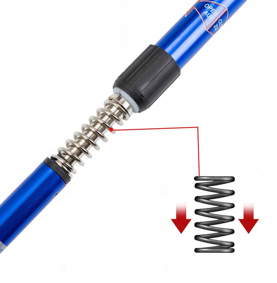 Zestaw 2szt KIJKI TREKKINGOWE DO CHODZENIA NORDIC WALKING KIJE MEGA WYGODNE Materiał aluminium