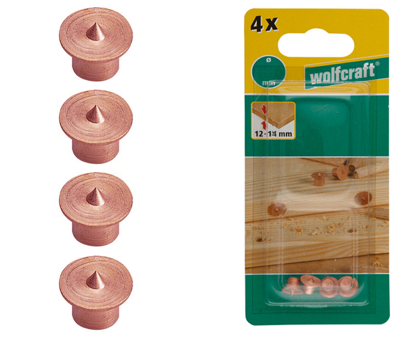 

Wolfcraft Znaczniki Do Połączeń Kołkowych 6mm 4SZT
