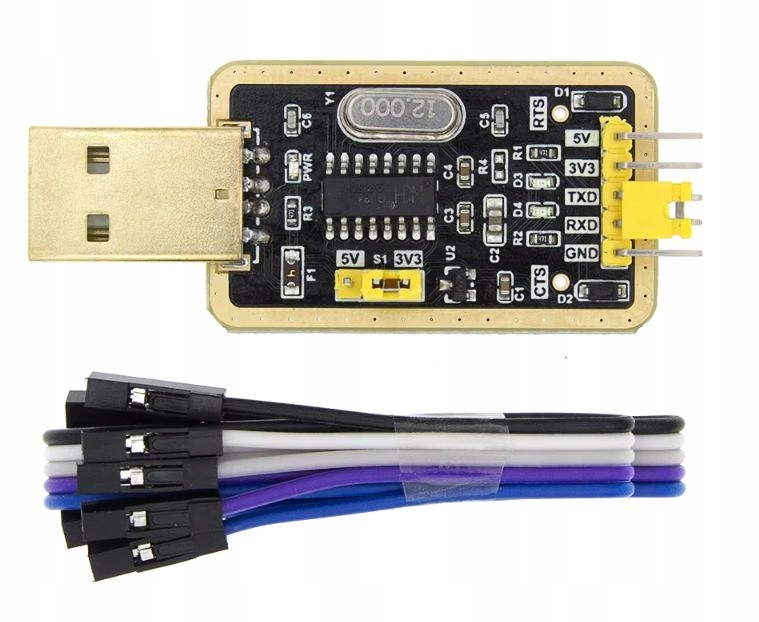 Konwerter Usb na Uart Ttl, CH340G Gold kable