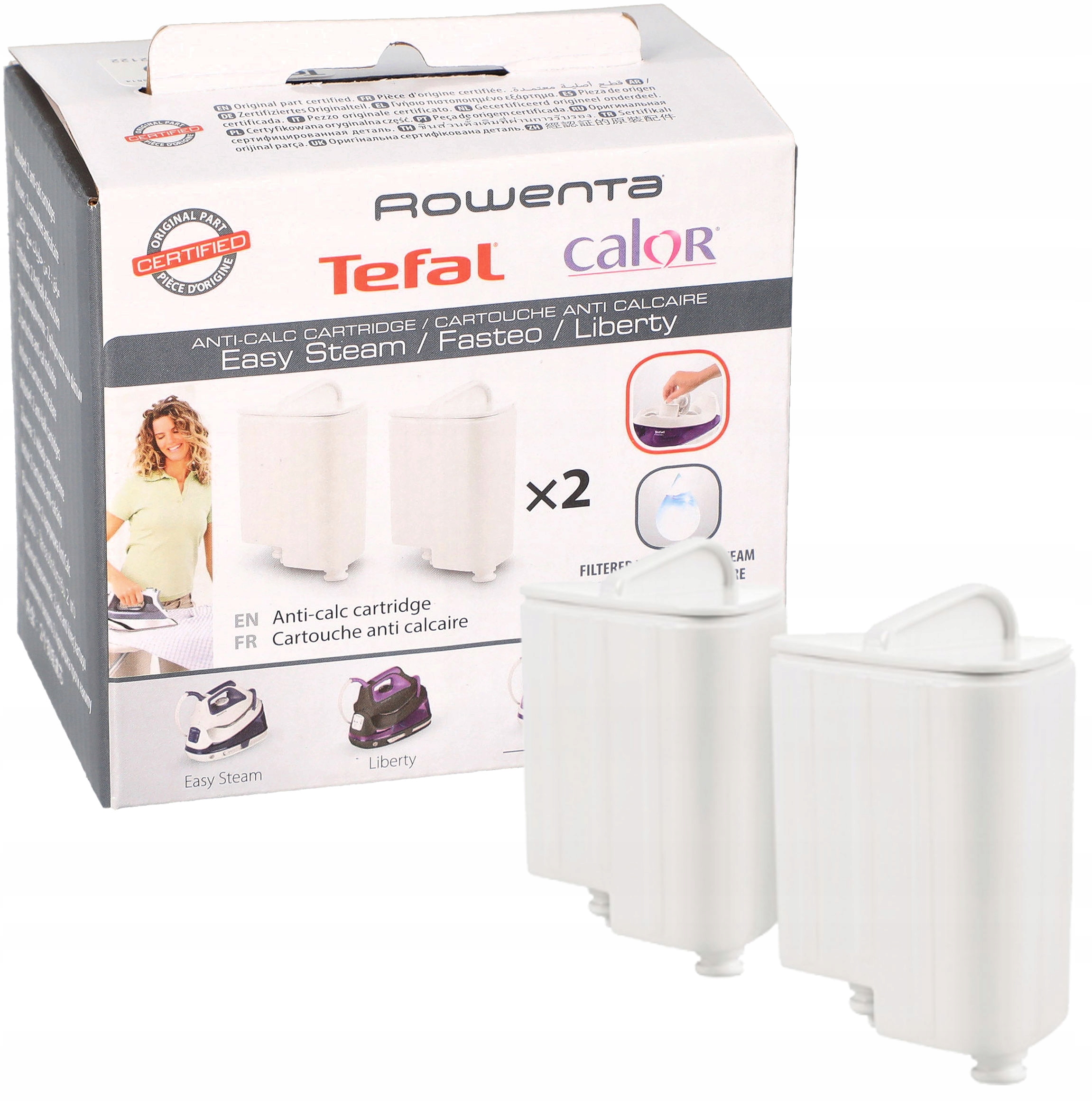 

Wkład antywapienny żelazka Tefal XD9060E0 2szt