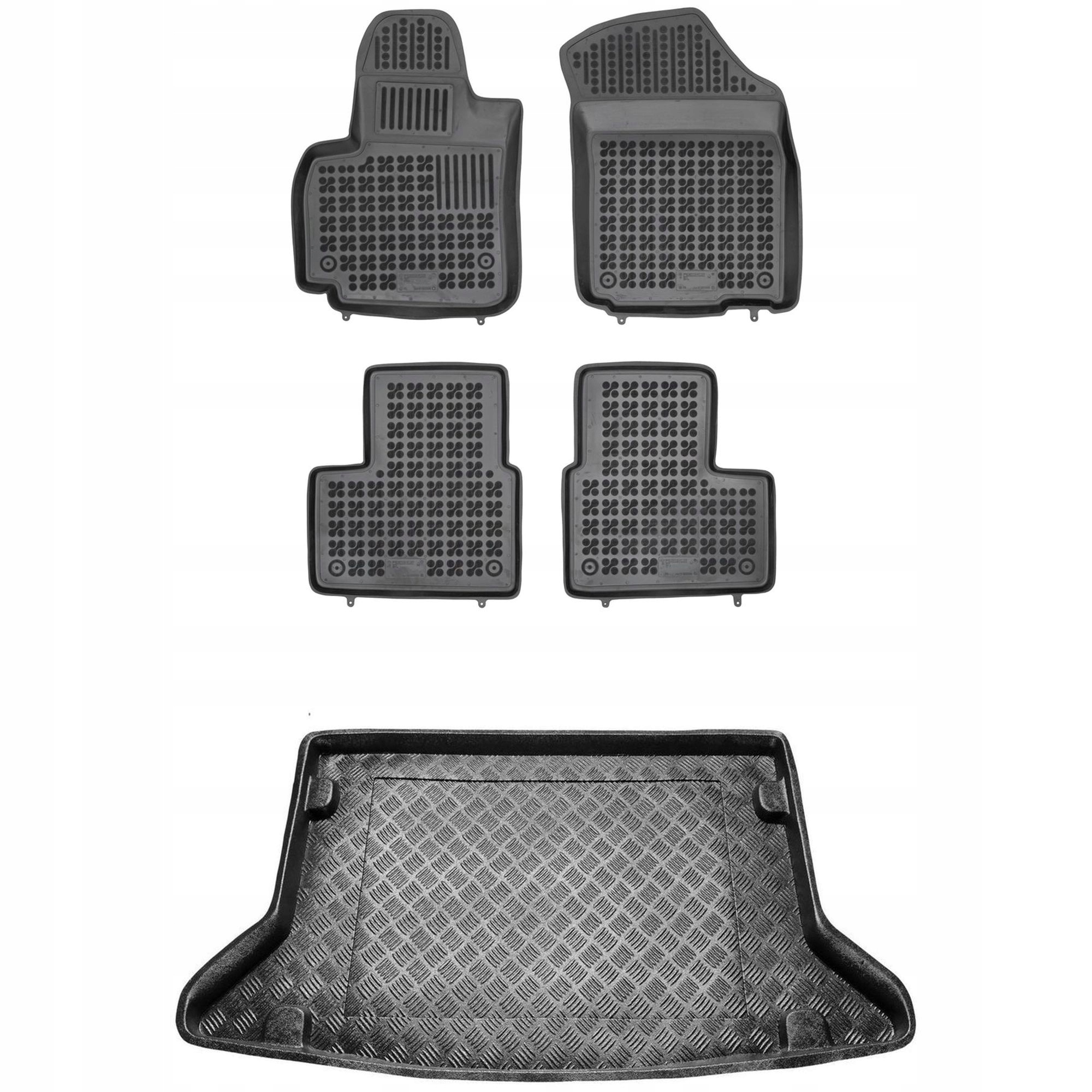 Sada kobercov a rohožov pre Suzuki SX4 I 2006-2014 Hatchback bez hasiaceho prístroja