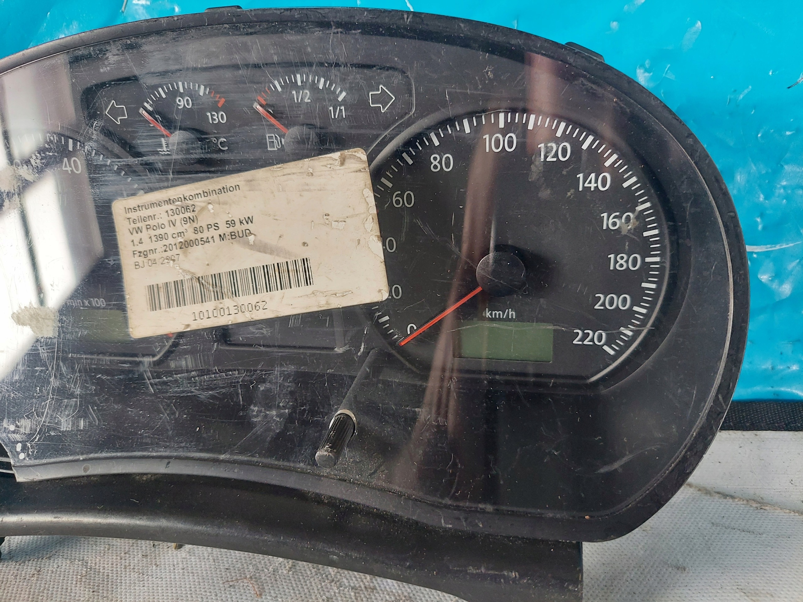 dials clock VW POLO 9N 1.4 B 6Q0920803S