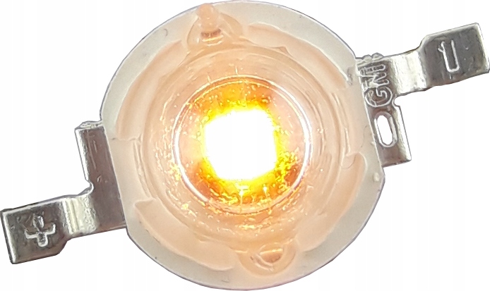 

Dioda Led 3W 700mA Żółta/amber 597nm Epistar 42mil