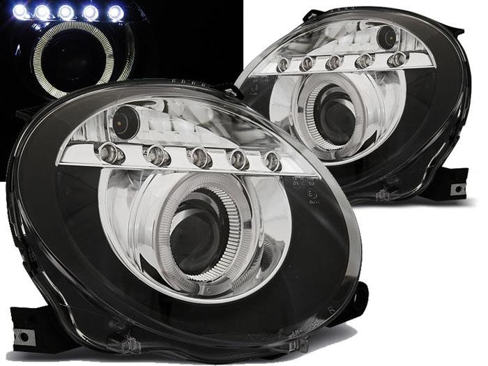 фары FIAT 500 07-15 Black