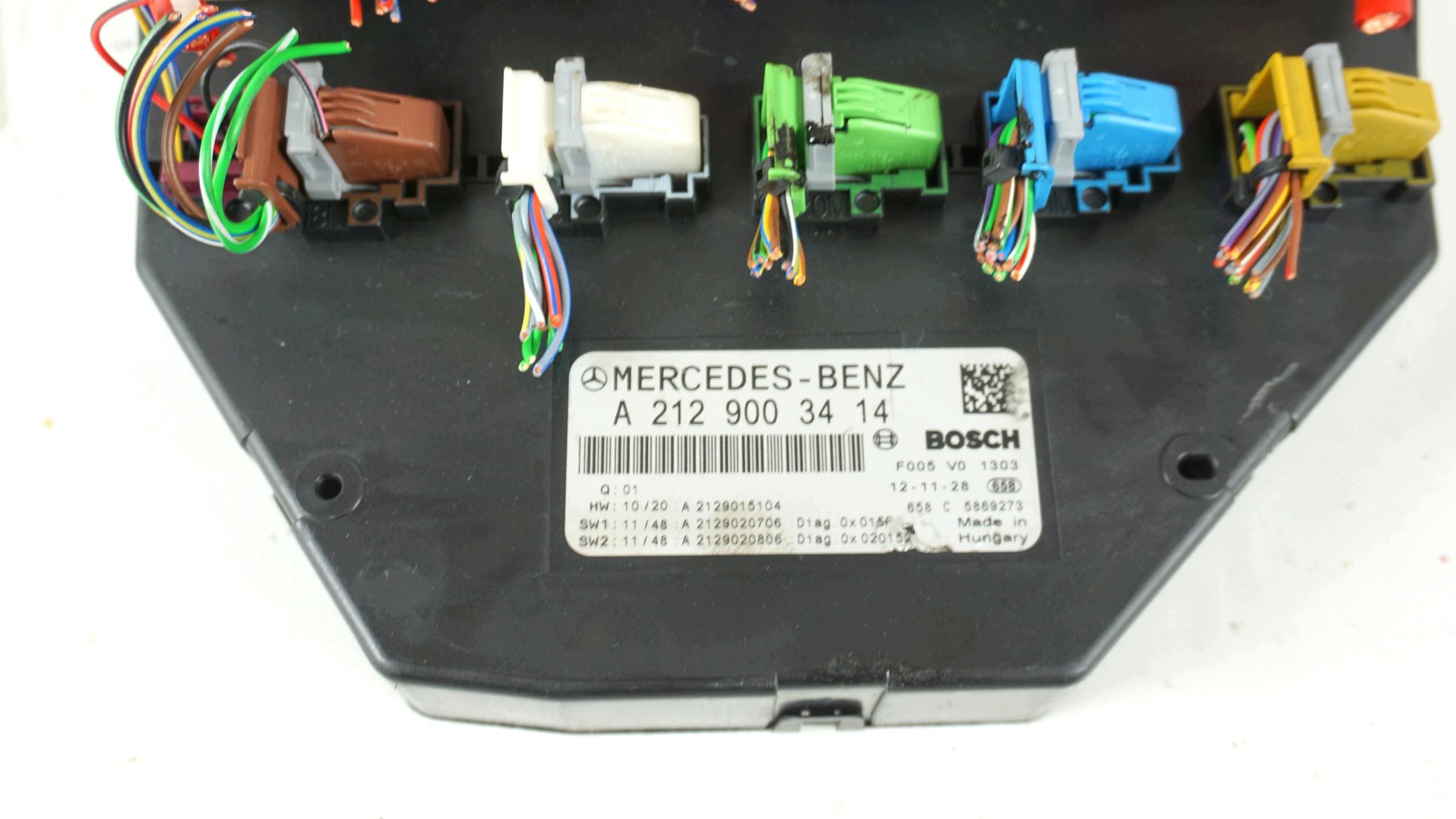 compartment control unit module SAM MERCEDES E KLASA W212 A2129003414