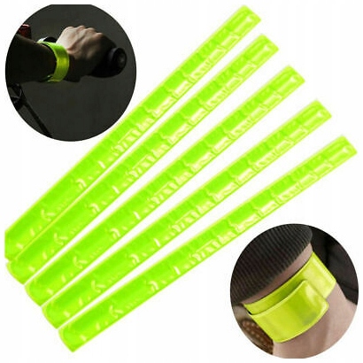 OPASKA ODBLASKOWA RAMIĘ RĘKĘ ROWER SAMOZACISKUJĄCA ŻÓŁTA EAN (GTIN) 8719941047501