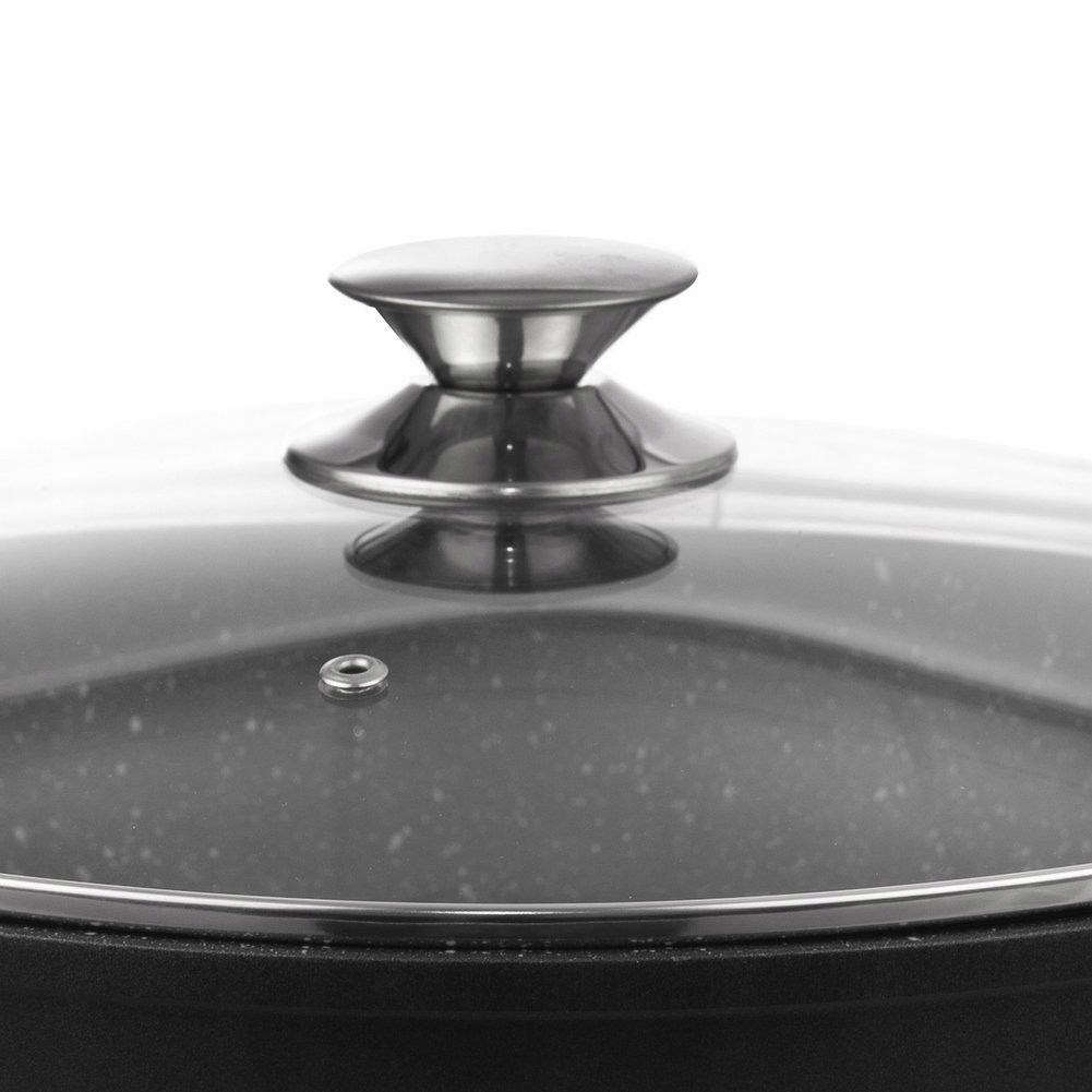 Patelnia granitowa wok 32 cm z pokrywką GRANDE /Orion Kod producenta 112979