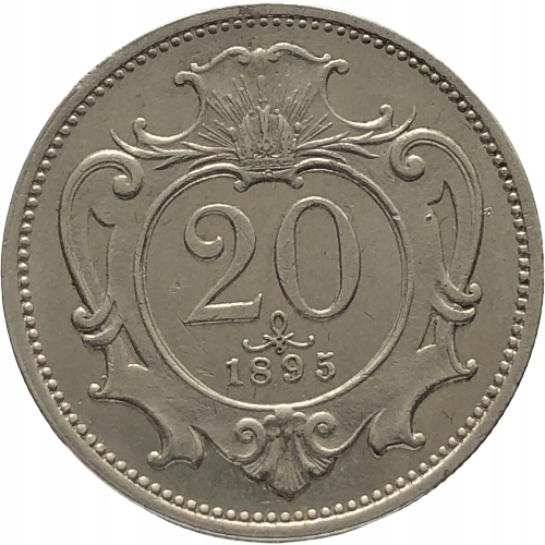 50704. Austria, 20 halerzy, 1895r.