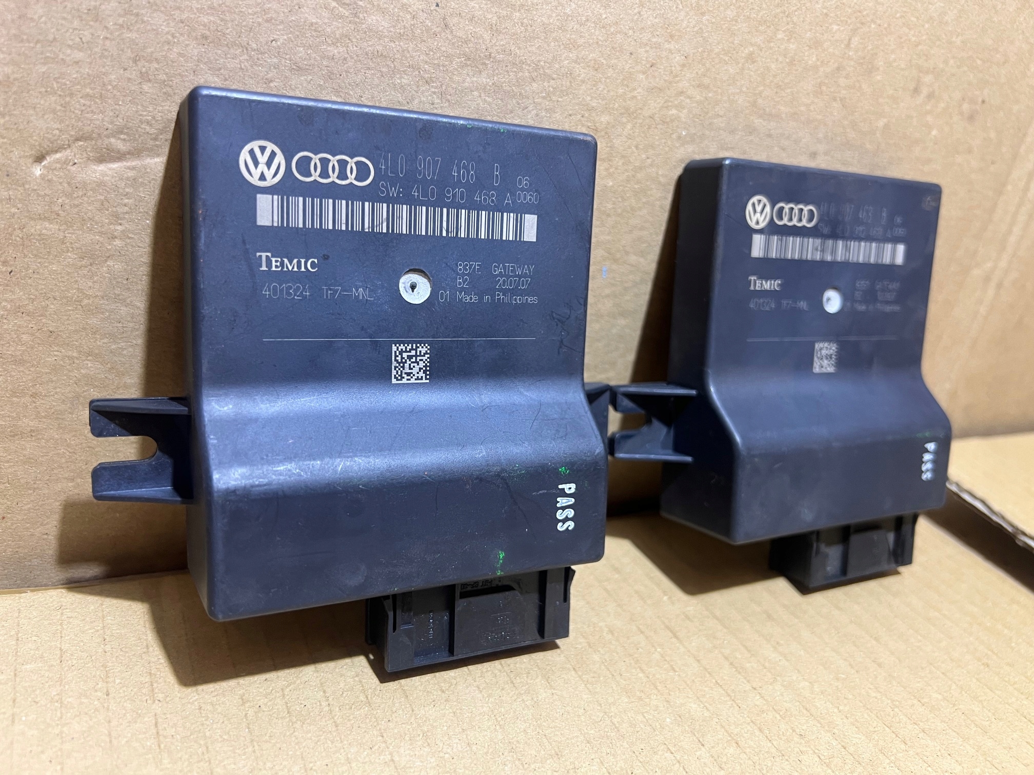 AUDI Q7 4L module control unit GATEWAY 4L0907468B