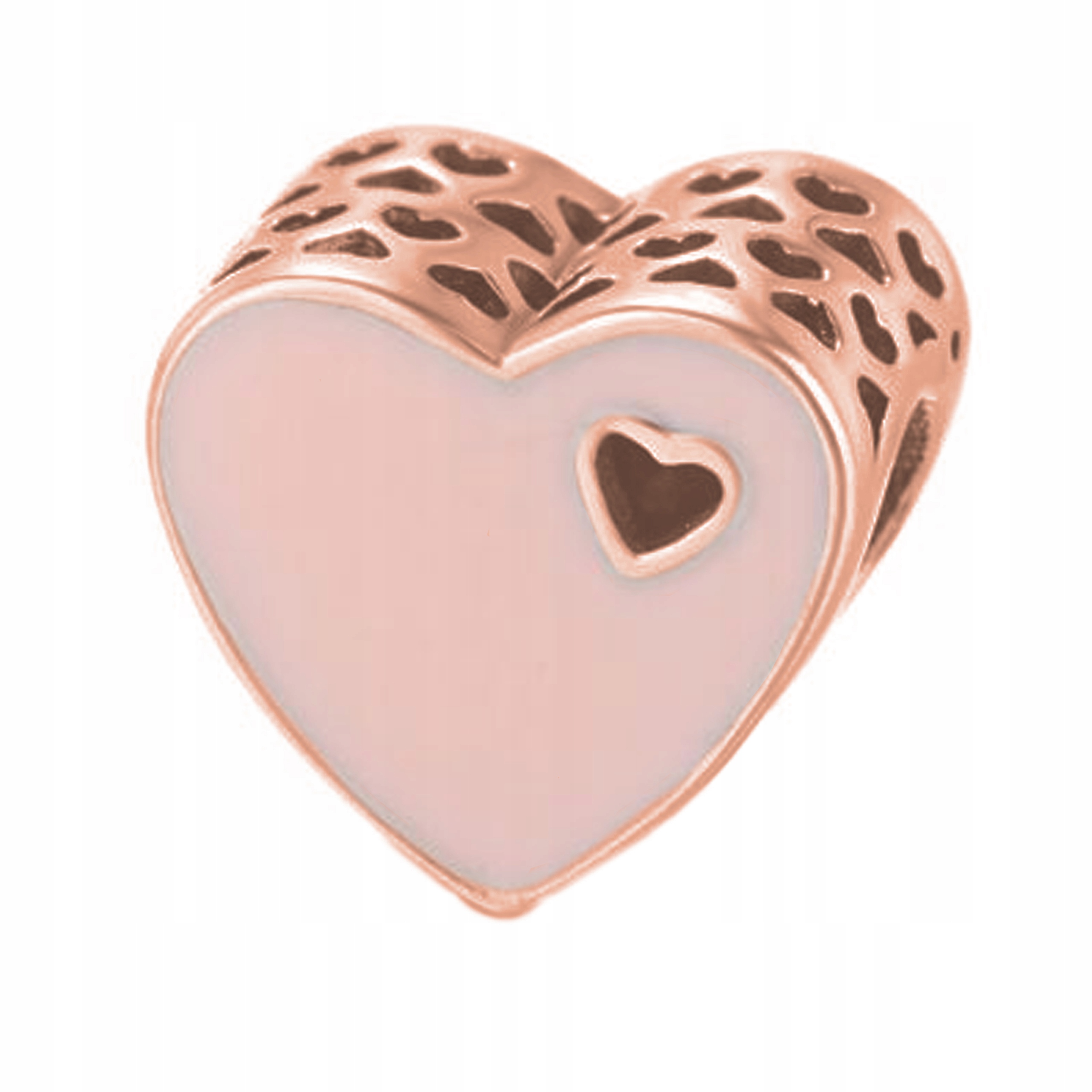 Charms Pozlacené srdce Srdíčko Heart Love Věčná láska Stříbro 925