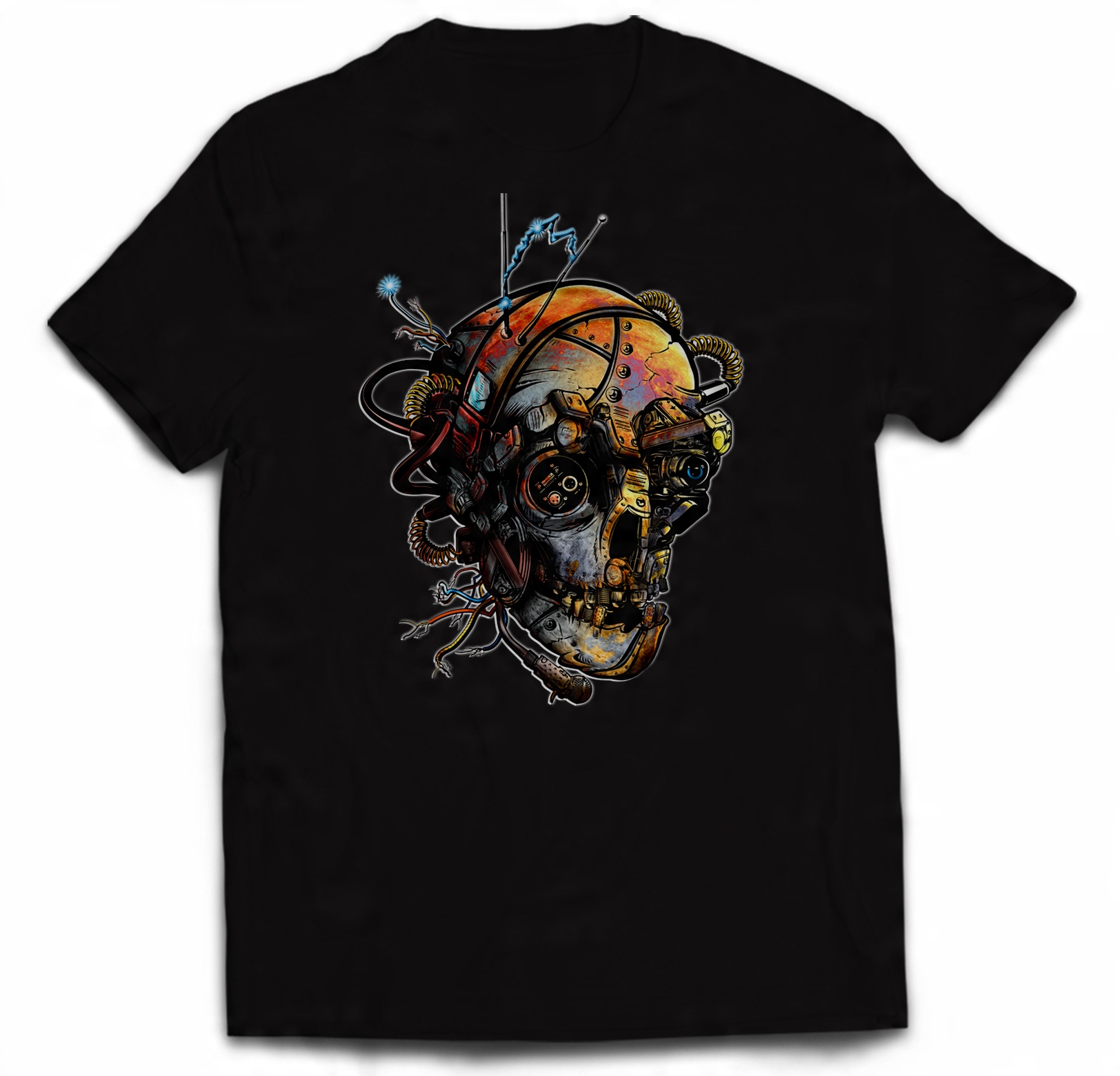 

Czacha Skull Czaszka Steampunk Head Retro XXL