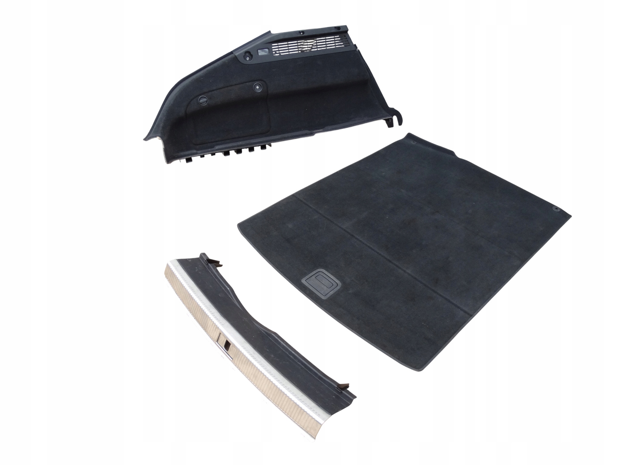 AUDI A7 SPORTBACK 10-18 inner boot black, side floor mats
