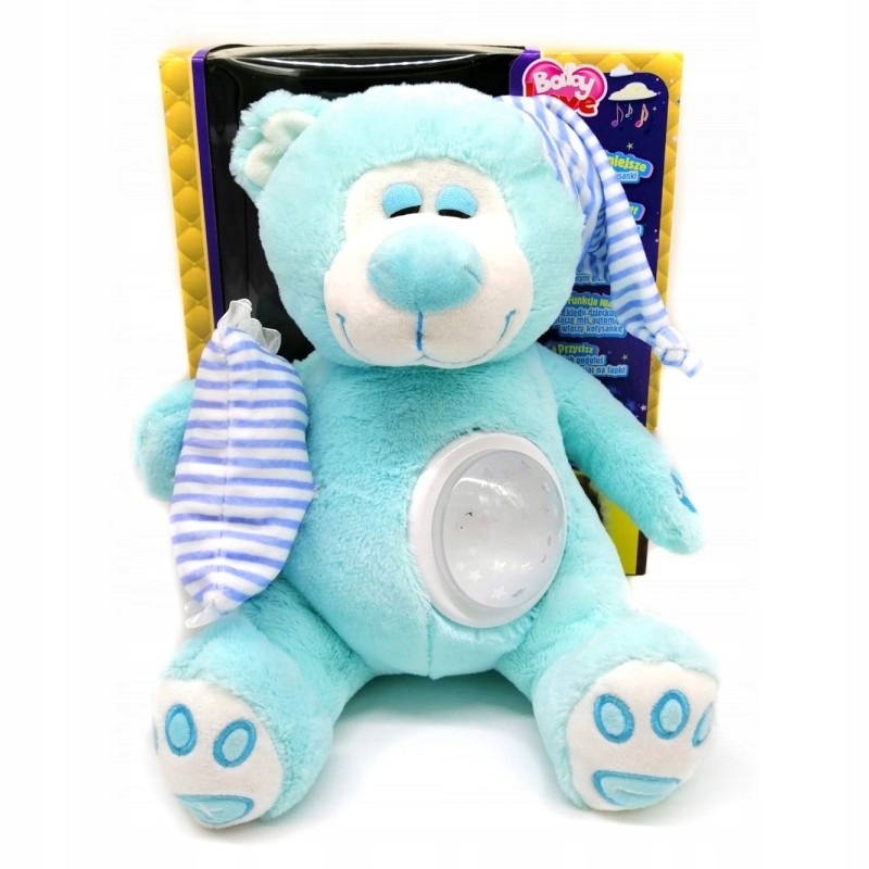 MIŚ ŚPIOSZEK Z PROJEKTOREM NIEBIESKI ŚPIEWA KOŁYSANKI Bohater brak