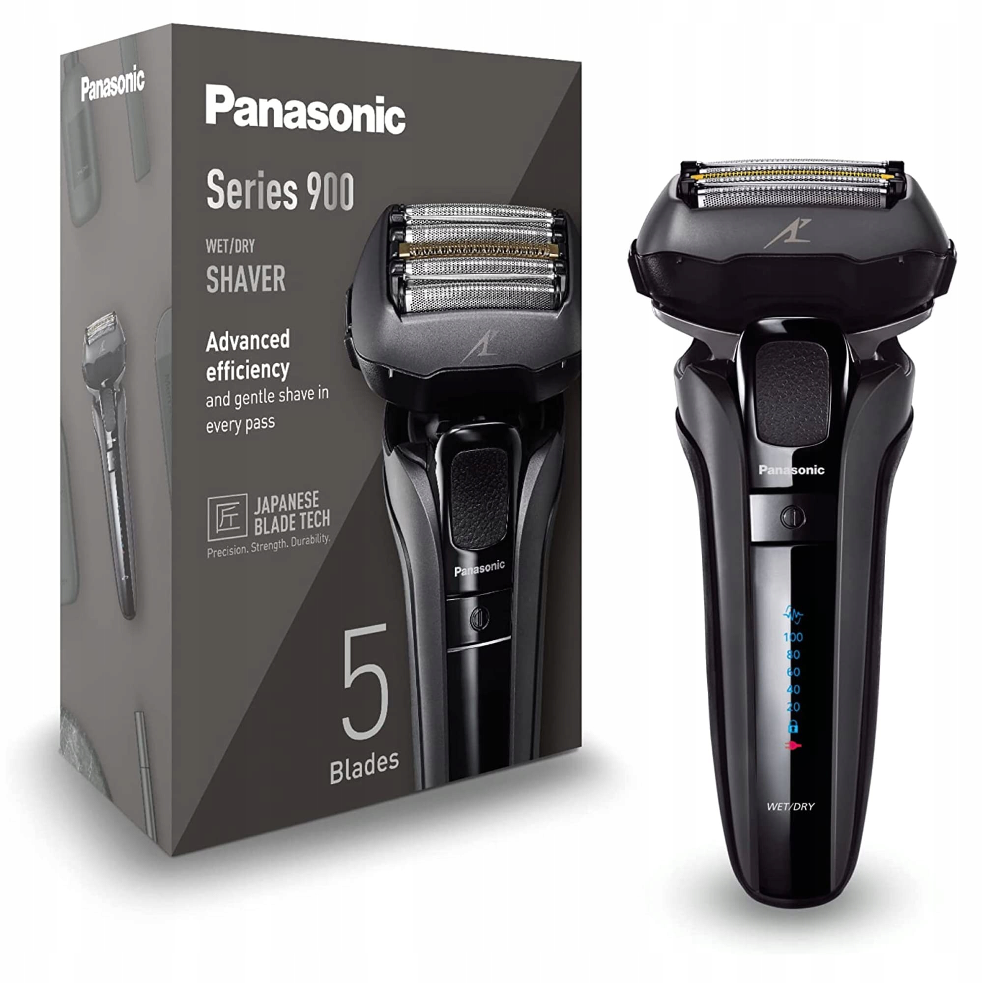 Pánsky fóliový holiaci strojček Panasonic ES-LV6U-K803, akumulátorový, čierny