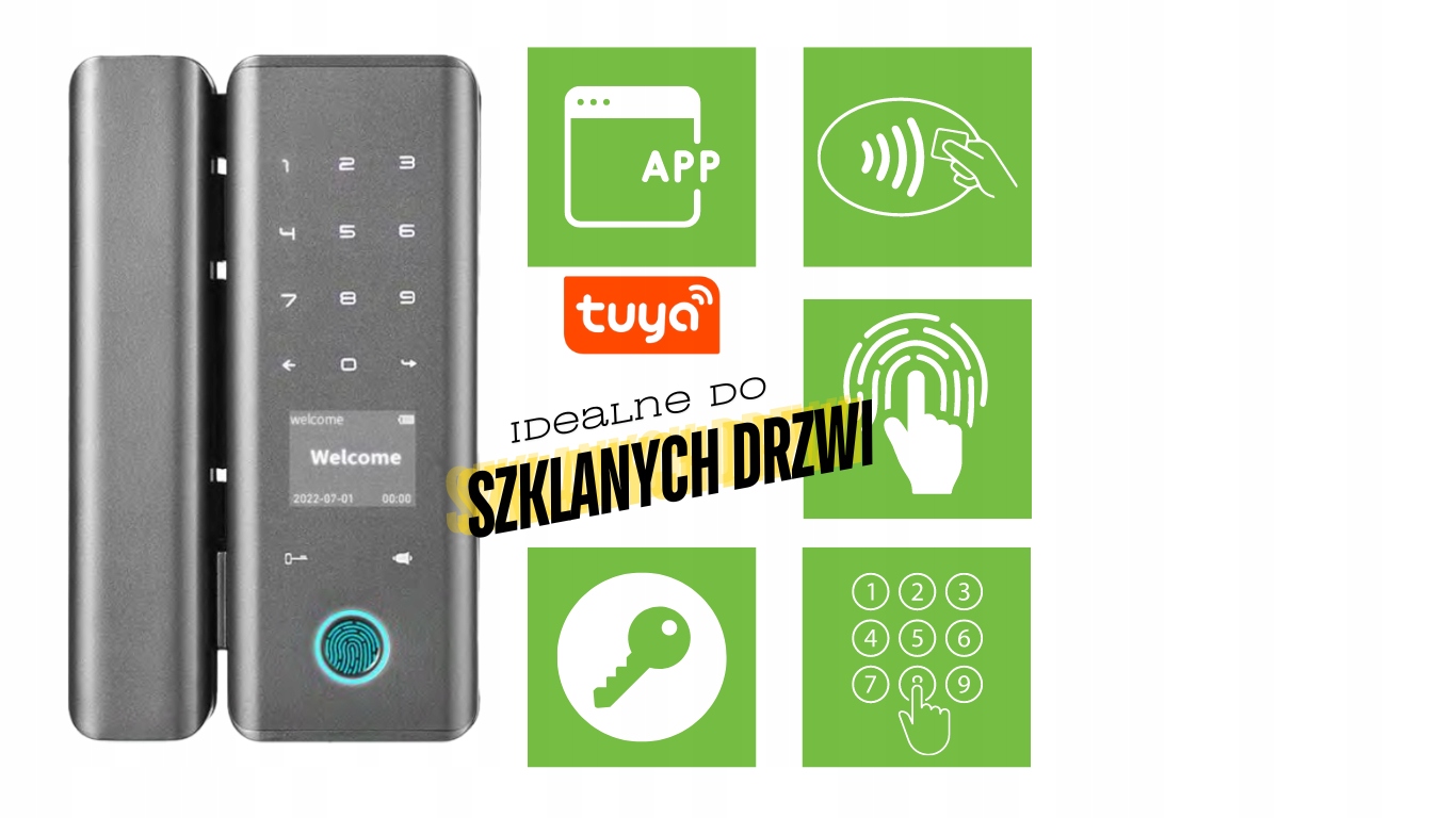 Inteligentný zámok Mia SL-17-TUYA-G
