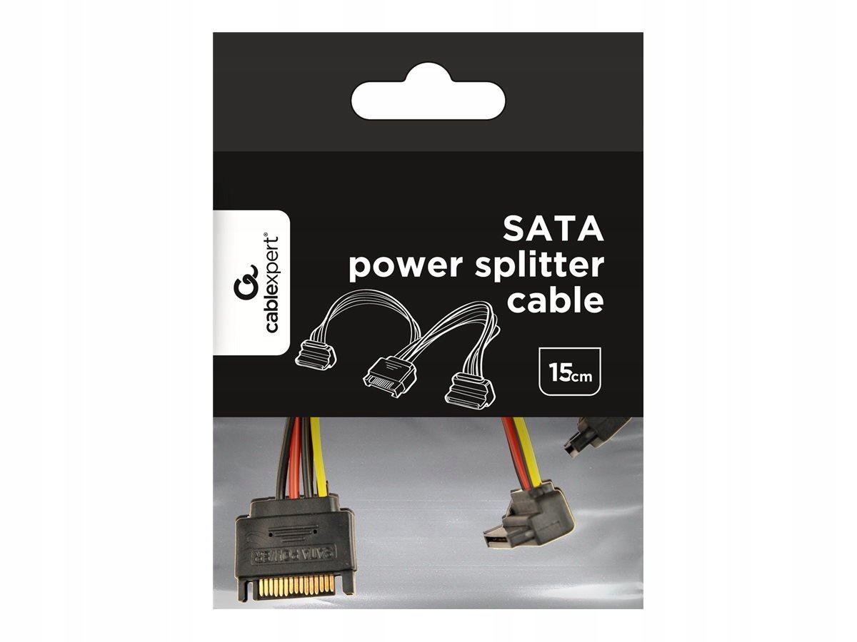GEMBIRD CC-SATAM2F-02 Gembird kabel SATA zasilającyM -> SATA F x2, kątowy