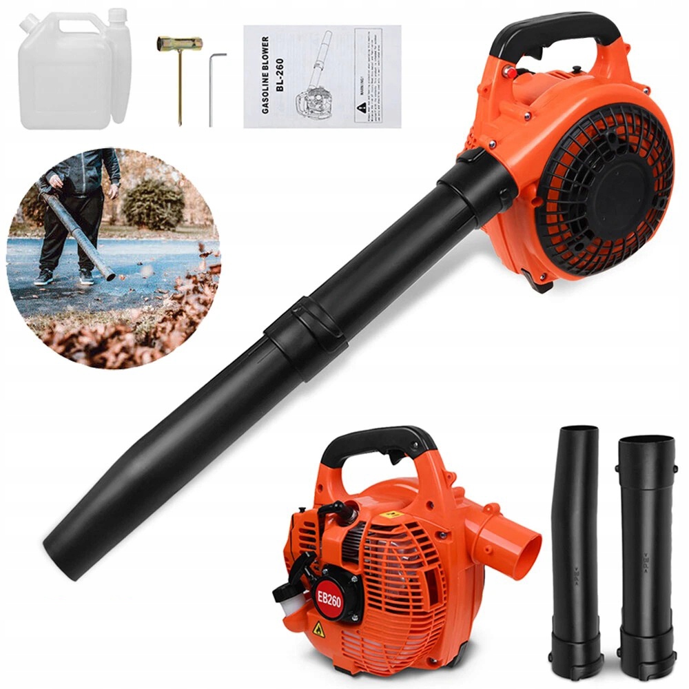 Snow Leaf Benzínový Zahradní Foukač Silný Zahradní Vysavač 7 500 ot./min