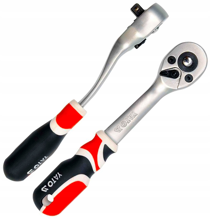 YATO - KLUCZ NASADOWY GRZECHOTKA WYGIĘTA 1/4''