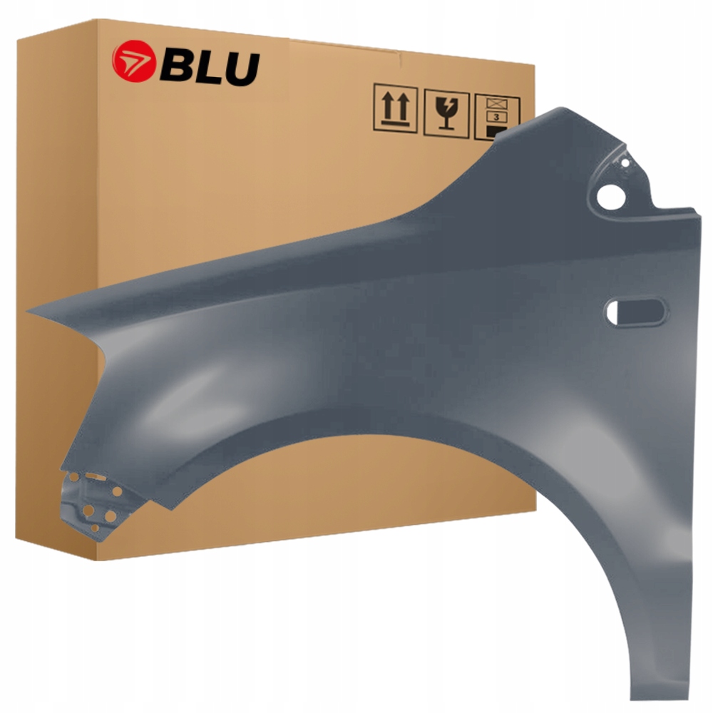 Blu Blatník Vw Fox LI7F levý šedý 05-11 přední