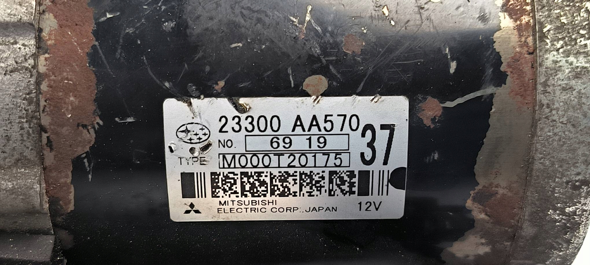 starter M000T20175 SUBARU 2,0