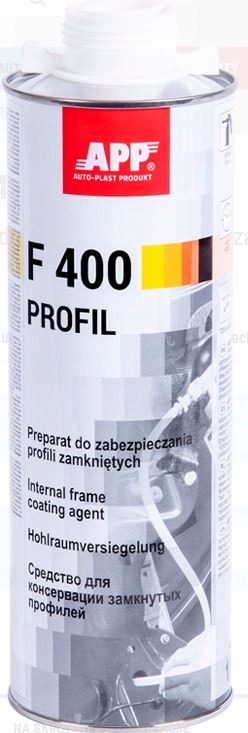 

App F400 do zabezpieczania profili zamkniętych 1L